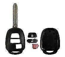 X2 Toyota Prius C Highlander Rav4 Cabezal Remoto Llave Carcasa Calidad Superior Vendedor de EE. UU. Foto 2 de 3