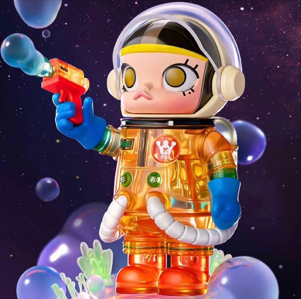 POP MART MEGA SPACE MOLLY 100% Anniversary Series Jelly Molly