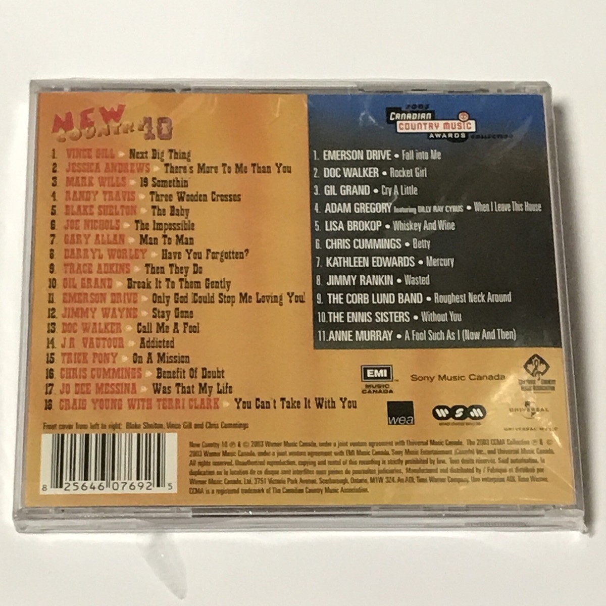 New Country 10 CCMA Collection 2003 CD Music Sealed | eBay