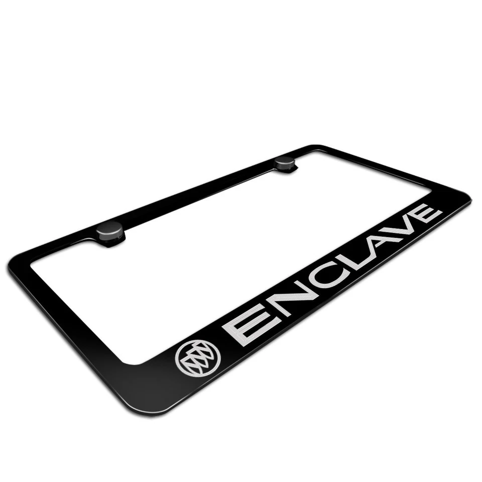 Buick Enclave Black Metal License Plate Frame - Image 2 of 3