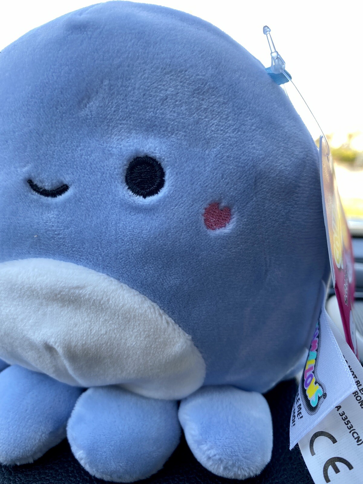 violet heart cheeks squishmallow