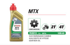 Castrol MTX 10W-40 Full Synthetic 1L Olio per Ingranaggi Cambio Moto 2T / 4T