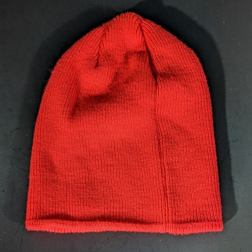 Adidas Trefoil Coral Pink Orange Beanie Winter Hat - Picture 6 of 10