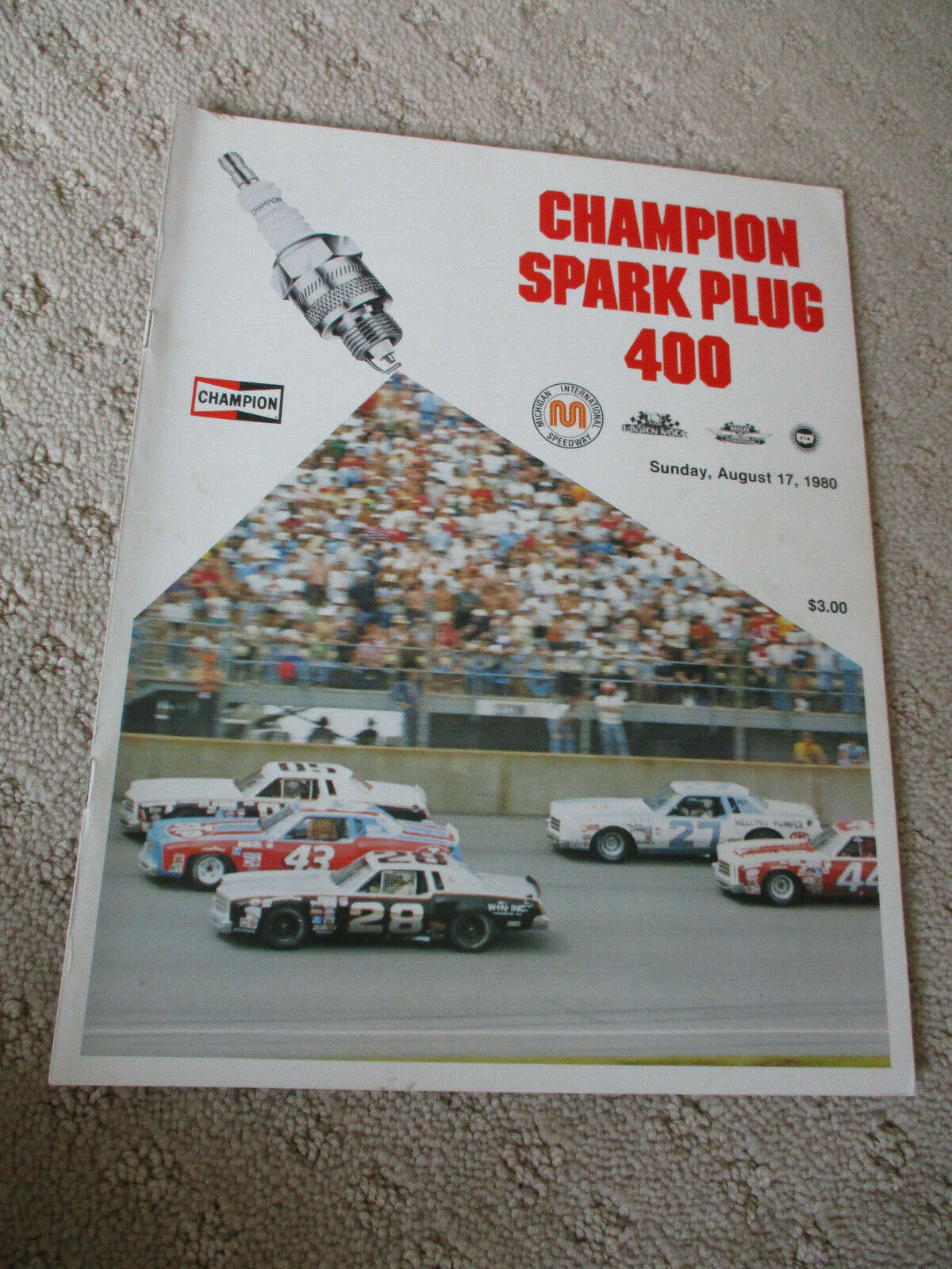 1980 Michigan International Speedway Champion Spark Plug 400 VTG