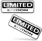 2 x 3D Silicone Sticker Limited Edition Motorcycle Bike Helmet Laptop Cart Logo
