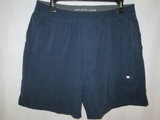 MACK WELDON Men's Blue Elastic Waist Athletic Shorts w/Brief Liner Size M
