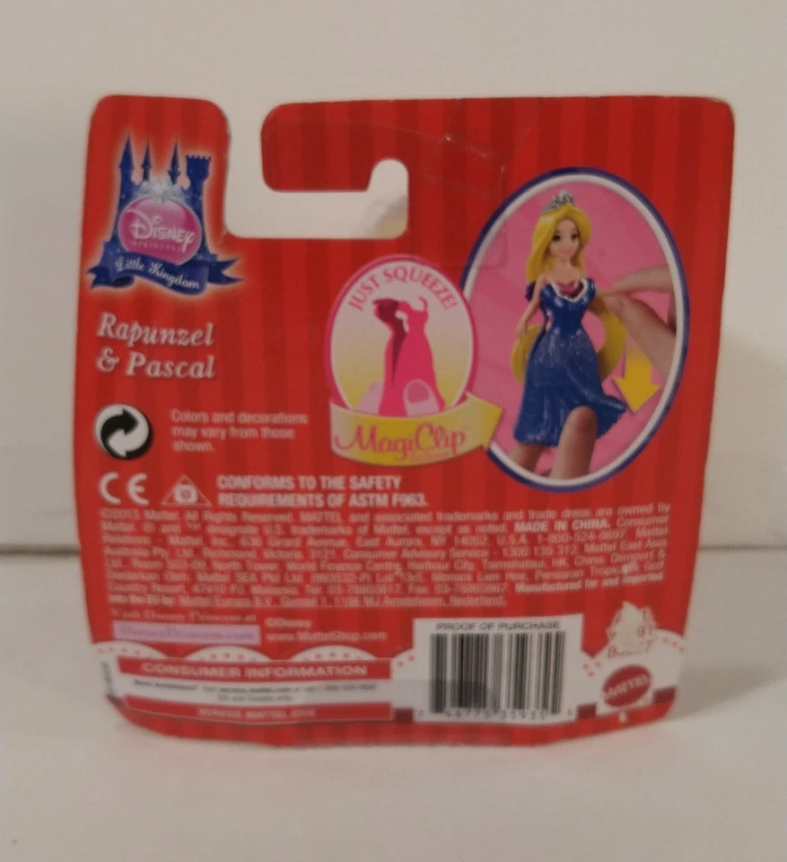 Disney Little Kingdom Princess Ariel,Rapunzel & Cinderella Magiclip Magic clip - Image 3 of 4