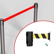 Wall Mount Retractable Belt Barrier Multipurpose for Office Banks Warehouse