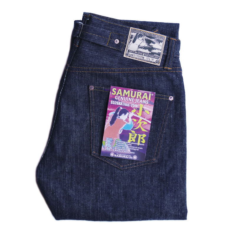 SAMURAI JEANS S526XX 17OZL 25TH “KOJIRO” 17OZ SLUBBY LEFT HAND