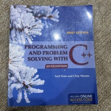 PROGRAMMING AND PROBLEM SOLVING WITH C++ Enha...