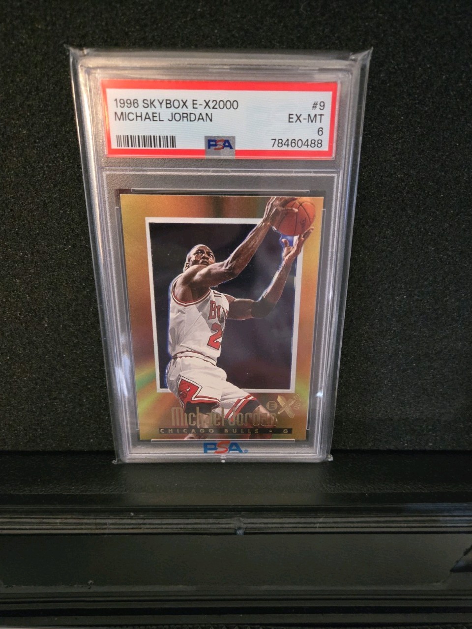 Michael Jordan  1996 Skybox E-X2000 #9  Chicago Bulls PSA 6 🔥