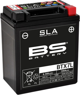 AGM-Batterie ATTIVA SLA No Maintenance BS Battery HONDA NX 125 1989