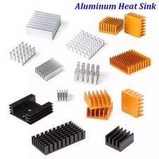 Aluminum Heatsink for IC Chip Small Heat Sink Cooler Radiator Gold Black Silver