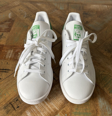 adidas Stan Smith Damen Sneaker Weiß/Grün Primegreen EU 38 FX5502