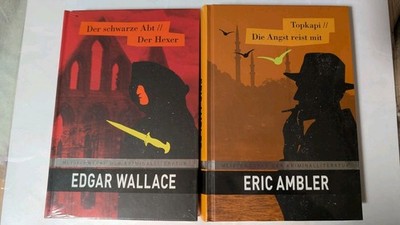 2x Edgar Wallace Der schwarze Abt/Der Hexer, Topkapi die Angst reist mit Eric 