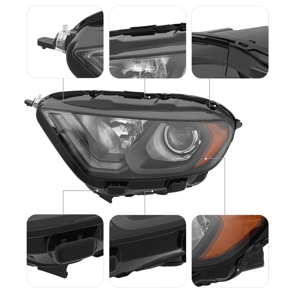For 2018-2022 Ford EcoSport SE/SES/Ti Halogen Headlight Headlamp Driver Side LH Foto 3 de 4