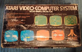 Atari Video Computer System CX-2600A  Darth Vader Edition NT (19 Games)