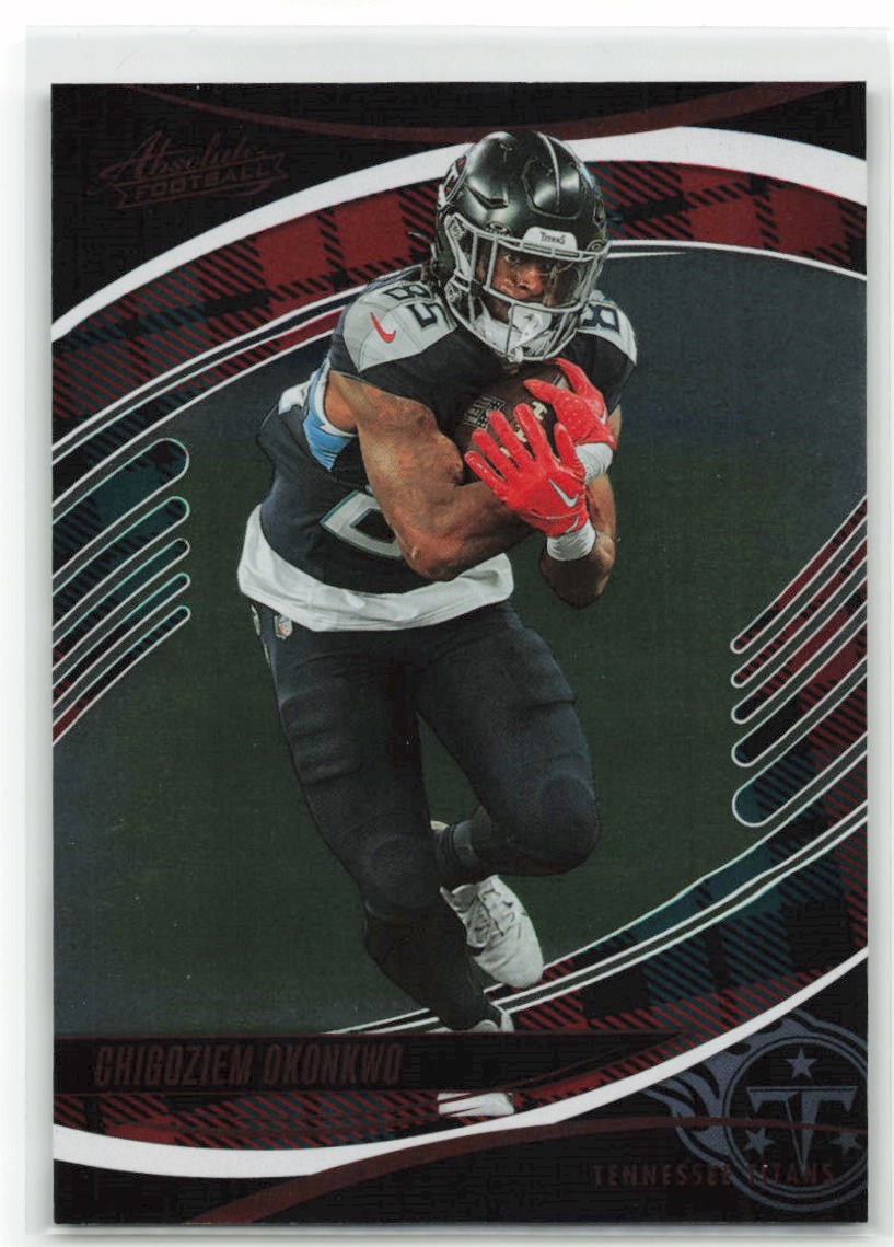 2025 Panini Absolute Red & Green Chigoziem Okonkwo #33 Tennessee