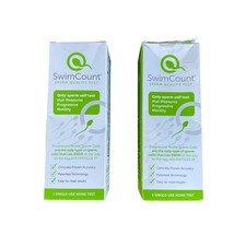 Lot Of 2 Swim Count Male Fertility Sperm Quality Single Home Test Expires 1/6/28