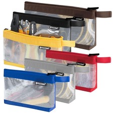 Tool Pouch, 1680D Oxford Small Tool Bag, Tool Pouches with Zipper, Clear Util...