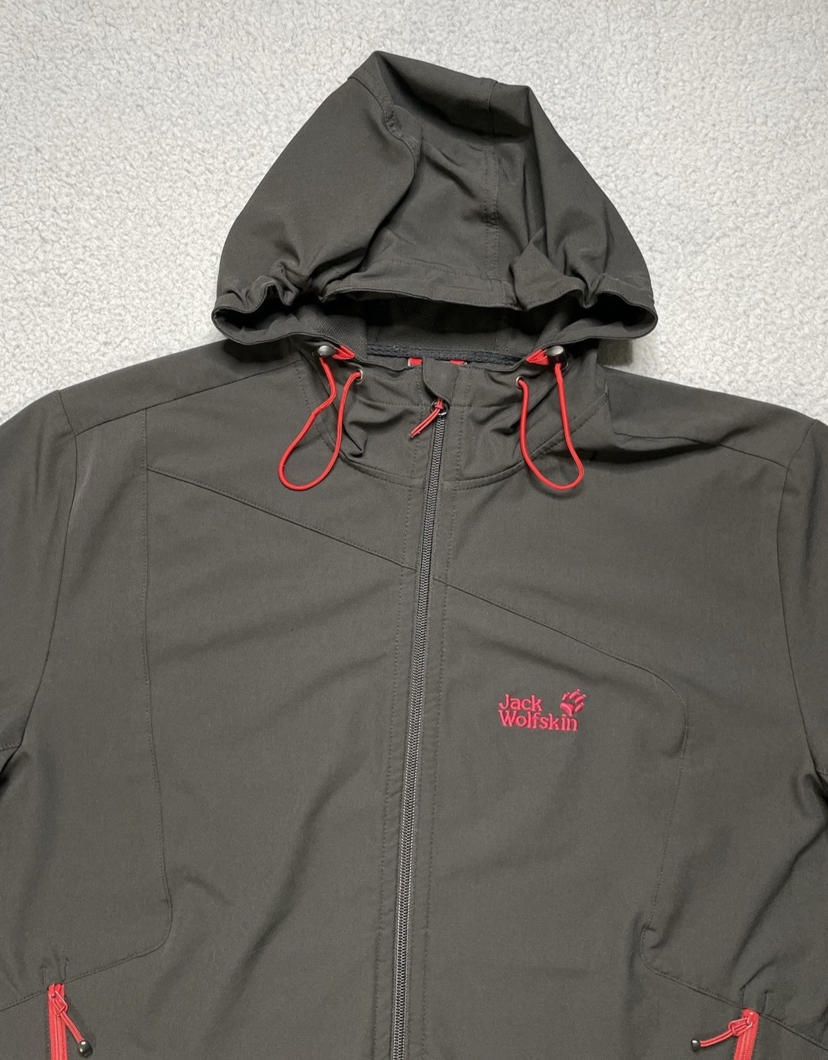 Jack Wolfskin Flex Sheild Softshell Jacket Hoodie… - image 2