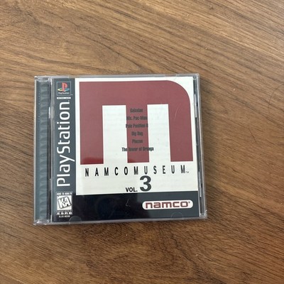 NamcoMuseum Vol. 3 (Sony PlayStation, 1996) Big M COMPLETE