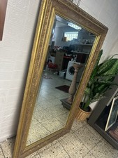 Gold Wandspiegel Prunk Holz Rahmen Spiegel Flurspiegel Dekospiegel 120x60cm XL