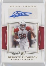 2019 National Treasures Rookie Signatures Gold 10/49 Deionte Thompson Auto 4k8