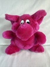 Vintage 90s Kodak Kolorkins "Rewind" Pink 10" Plush Stuffed Animal