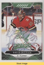 2019-20 Upper Deck MVP Green Script David Rittich #122 READ a3z