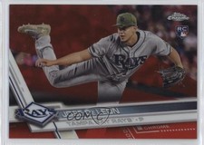 2017 Topps Chrome Update Target Exclusive Red Refractor 16/25 Jose De Leon 0i5i