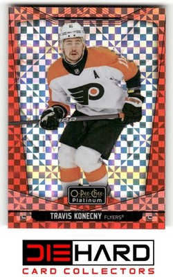2024-25 O-Pee-Chee Platinum #18 Travis Konecny Orange /25 Flyers RMH