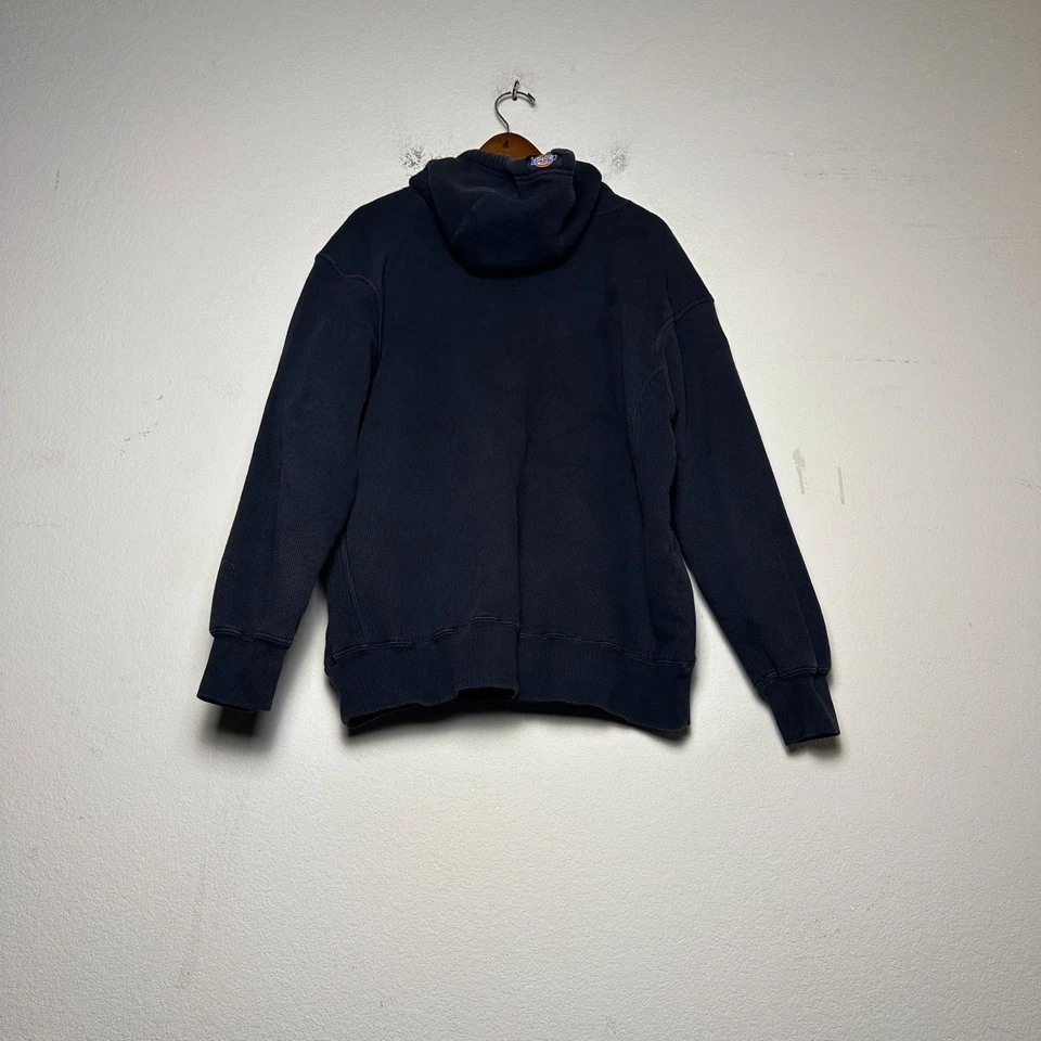 Dickies Waffle Negro Pana Patinador Punk Gris Oscuro Sherpa Forrado Sudadera con Capucha Hombres XL Foto 4 de 4