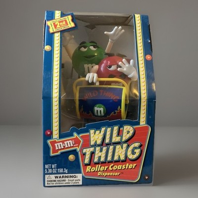 2002 M&M's WILD THING Roller Coaster Candy Dispenser MM Candy Co 2nd Edition