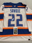 JSA COA MATT SAVOIE Signed Autographed Edmonton Oilers Hockey Jersey
