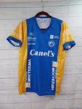 Camiseta de fútbol Atlético San Luis Canels azul amarillo México fútbol M Corona