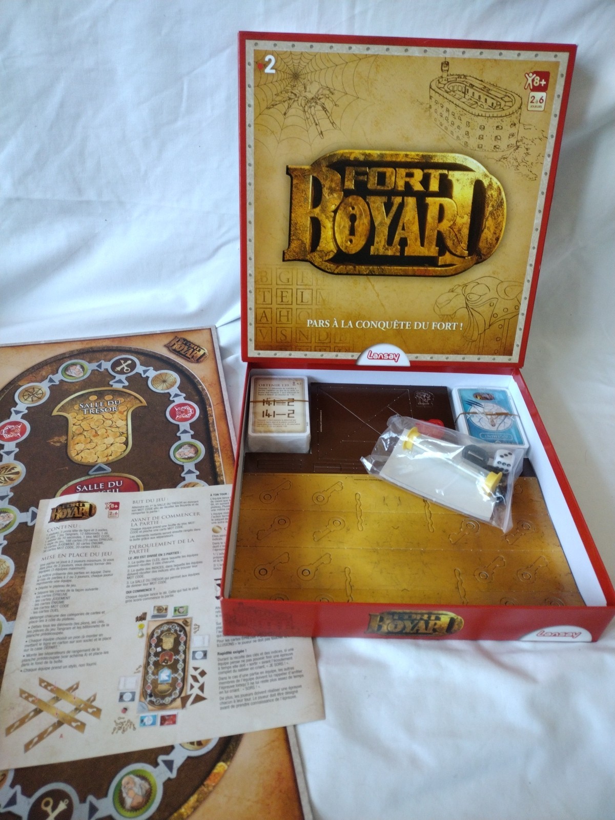 Jeu De Société FORT BOYARD Pars à la Conquête du Fort ! Lansay UNUSED French