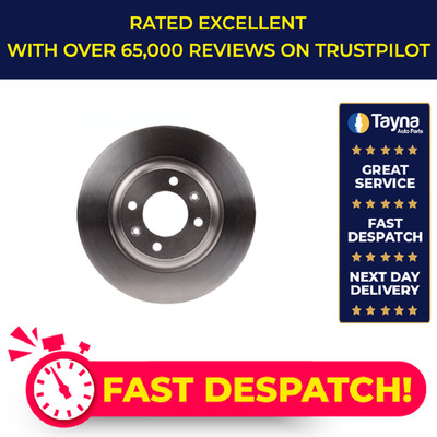 2x Brake Discs Pair Solid fits DS DS4 CROSSBACK NX THP 210 1.6 Rear 15 to 18 Set