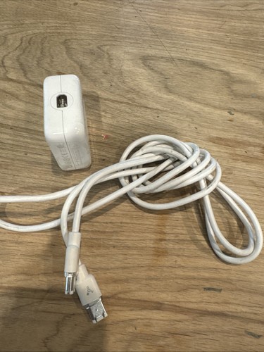 Apple FireWire Power Adapter A1003 iPod 1st Gen Charger w/ FireWire Cable Tested