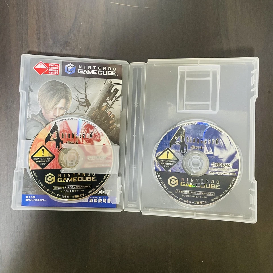Bio Hazard 4 Nintendo Game Cube Capcom 2005 Japanese Version Action Horror Rare - Image 3 of 4
