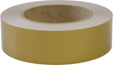 Solid Stripe for Auto Truck Boat - 3mil Vinyl - 1" x 50' - Gold (non-metall Gold