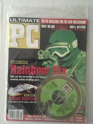 Ultimate PC Magazine OCT 1998 Vol 1 #7 Back Issue GAMER Magazine (CD-ROM) Rare!
