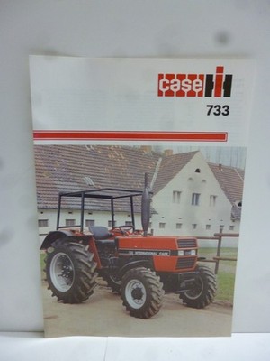 Case IH International 733 Tractor Original Old Tractor Brochure 2 Pages