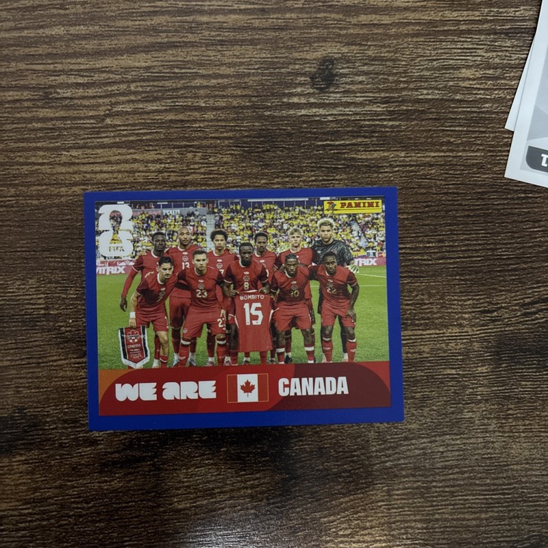 Panini World Cup 2026 Canada Team Blue Sticker We Are Canada CAN 13 Football