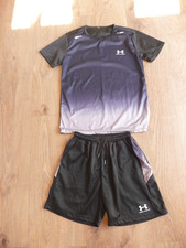 Men`s None genuine Under Armour  black/grey shorts & T shirt size M
