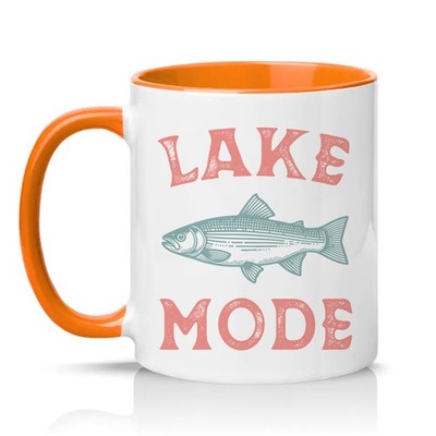 Lake Mode Unisex 11 Unzen Keramiktasse Lake Life Angeln Outdoor Geschenk