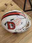 John Elway Signed Denver Broncos Snowcap Authentic Speed Flex Helmet Inscription