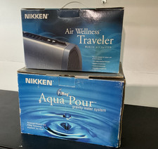 Nikken PiMag Aqua Pour Gravity Water System New Old Stock Air Wellness Traveler
