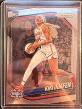 Kiki Iriafen 2025 Panini Prizm WNBA RC Rookie Base #72 WASHINGTON MYSTICS 4