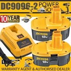2Pack 18V XRP Battery /Charger for DEWALT DC9096-2 DW9095 DW9096 DC9098 DC9099